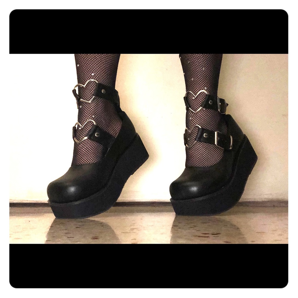 Demonia Evil Crybaby Mary Janes